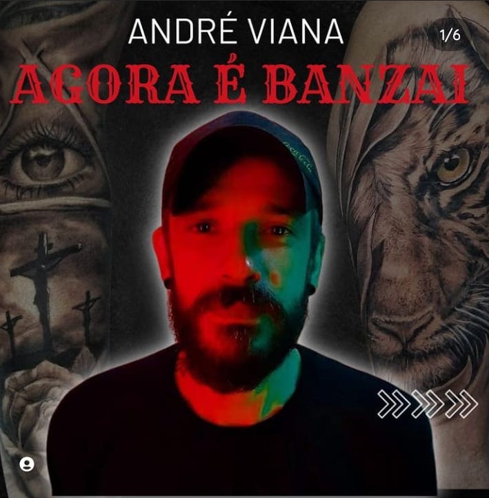 Tatuador André Viana na Banzai